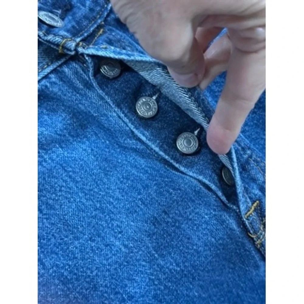 Levis 501 Original Fit Jeans Mens 31x32 Blue‎ Denim Straight Leg Button Fly